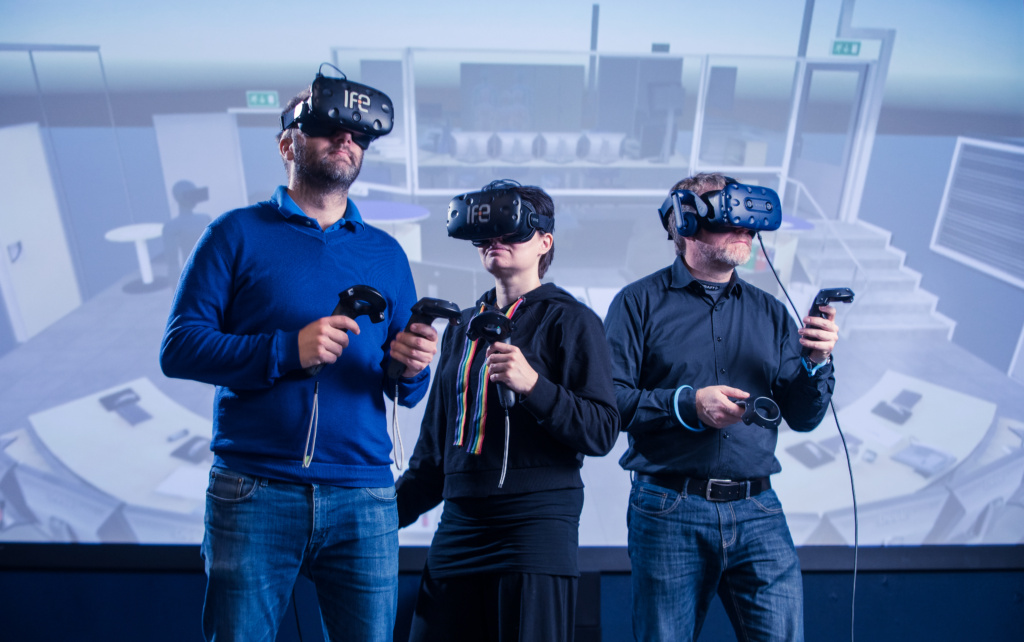 IFEs Virtual Reality Center in Halden is another capability used in the HTO research.